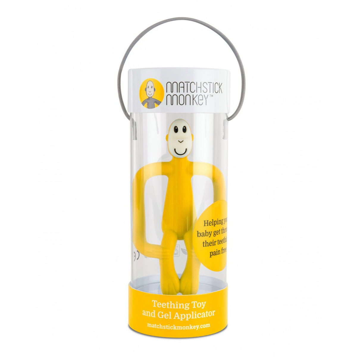 Μασητικό Matchstick Monkey Teething Toy Yellow Home Βρεφικά Μασητικά για Μωρά - Οδοντοφυία Spitishop