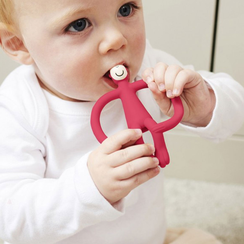 Μασητικό Matchstick Monkey Teething Toy Red