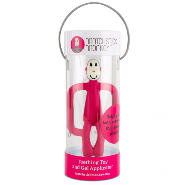 Μασητικό Matchstick Monkey Teething Toy Red