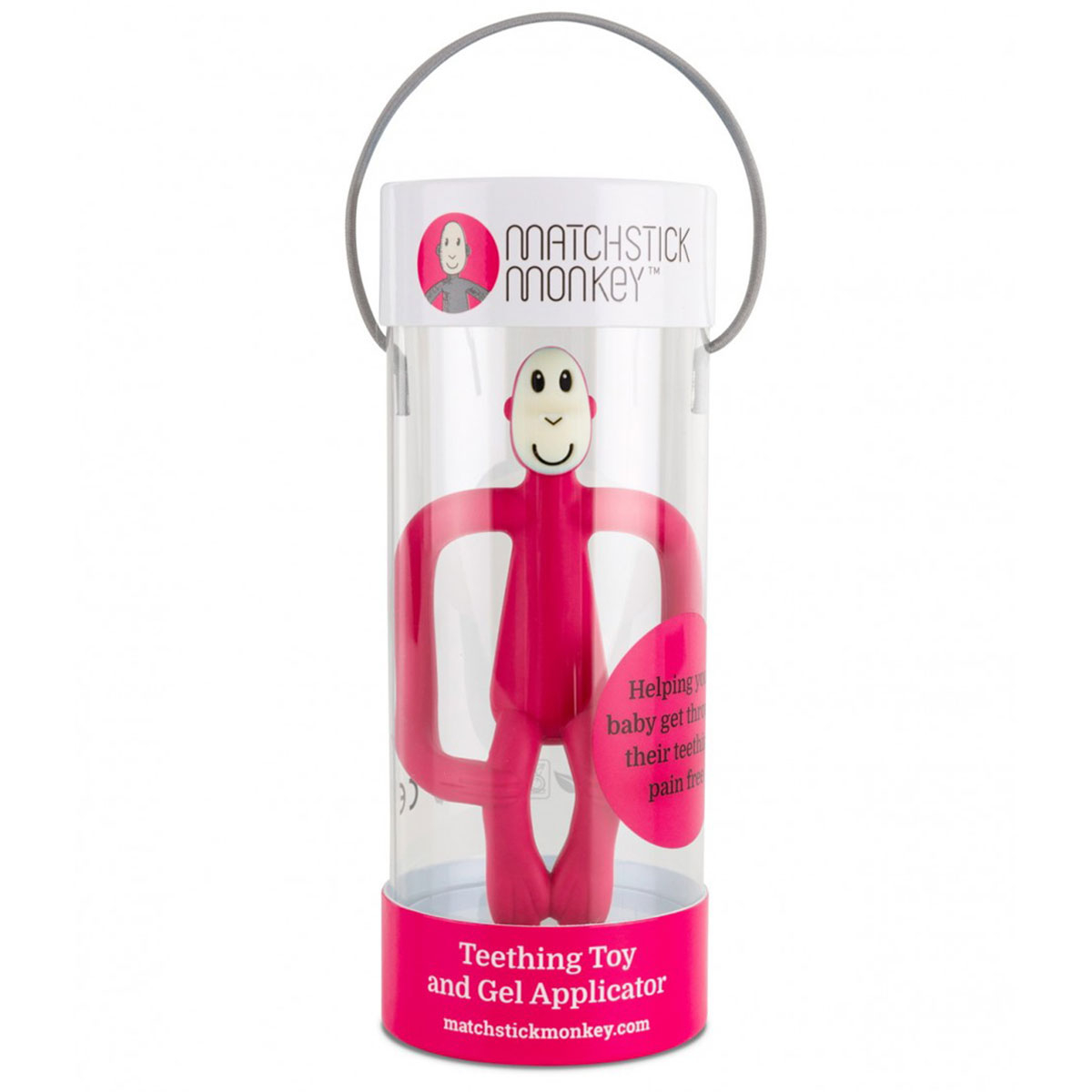 Μασητικό Matchstick Monkey Teething Toy Red Home Βρεφικά Μασητικά για Μωρά - Οδοντοφυία Spitishop