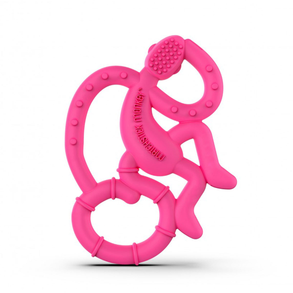 Μασητικό Matchstick Monkey Mini Teether Pink