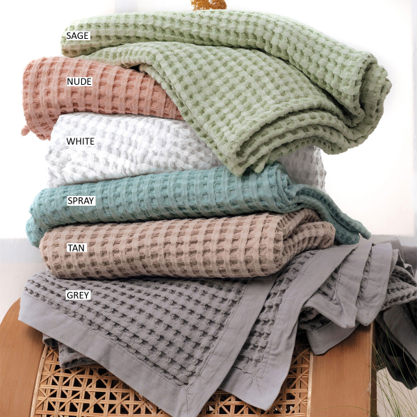 Κουβέρτα Πικέ Μονή (170x240) Palamaiki Linus