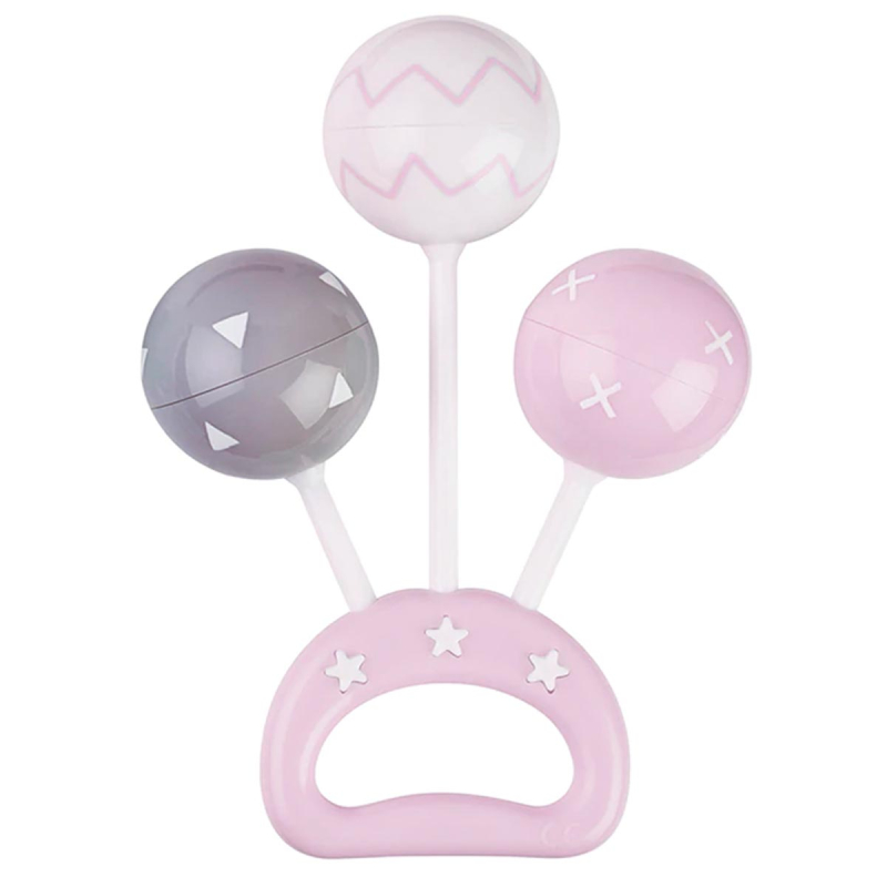 Κουδουνίστρα Saro Balls Pink 21368