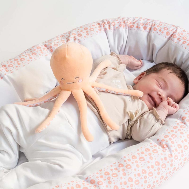 Λούτρινο Ζωάκι 22εκ. Saro Mini Octopus Pink 31566