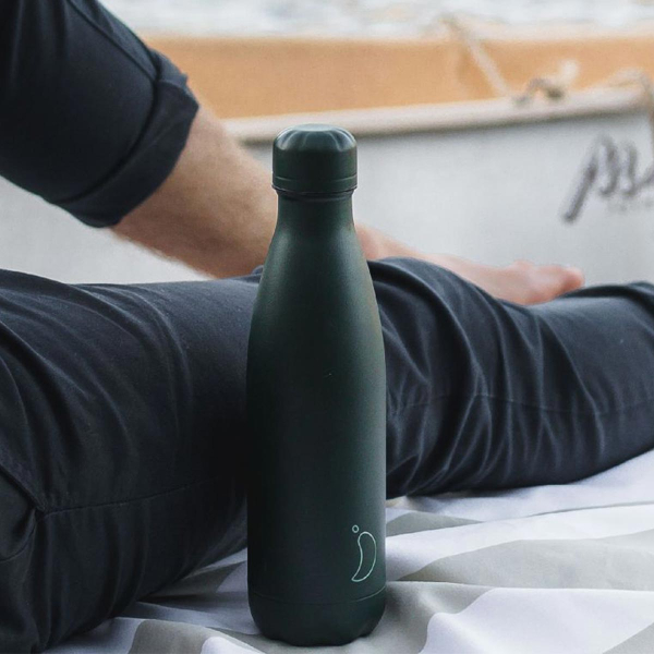 Μπουκάλι Θερμός 500ml Chilly's Bottle All Matte Green