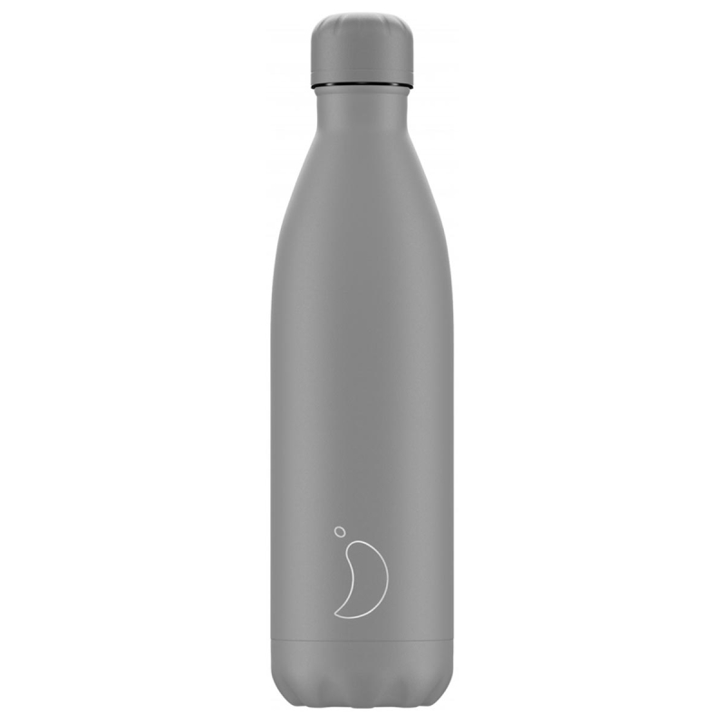 Μπουκάλι Θερμός 750ml Chilly's All Matte Grey