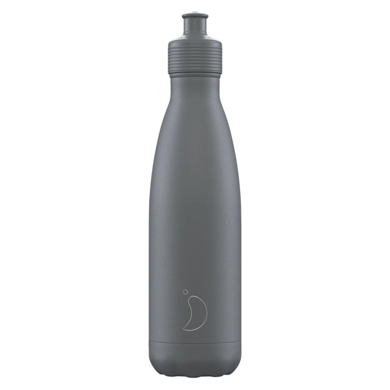 Μπουκάλι Θερμός 500ml Chilly's Με Sport Πώμα Grey