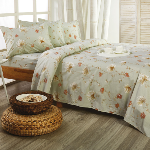 Σεντόνια King Size (Σετ) Whitegg Romance R035/2