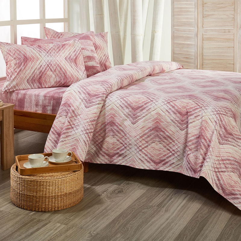 Σεντόνια King Size (Σετ) Whitegg Romance R036/1