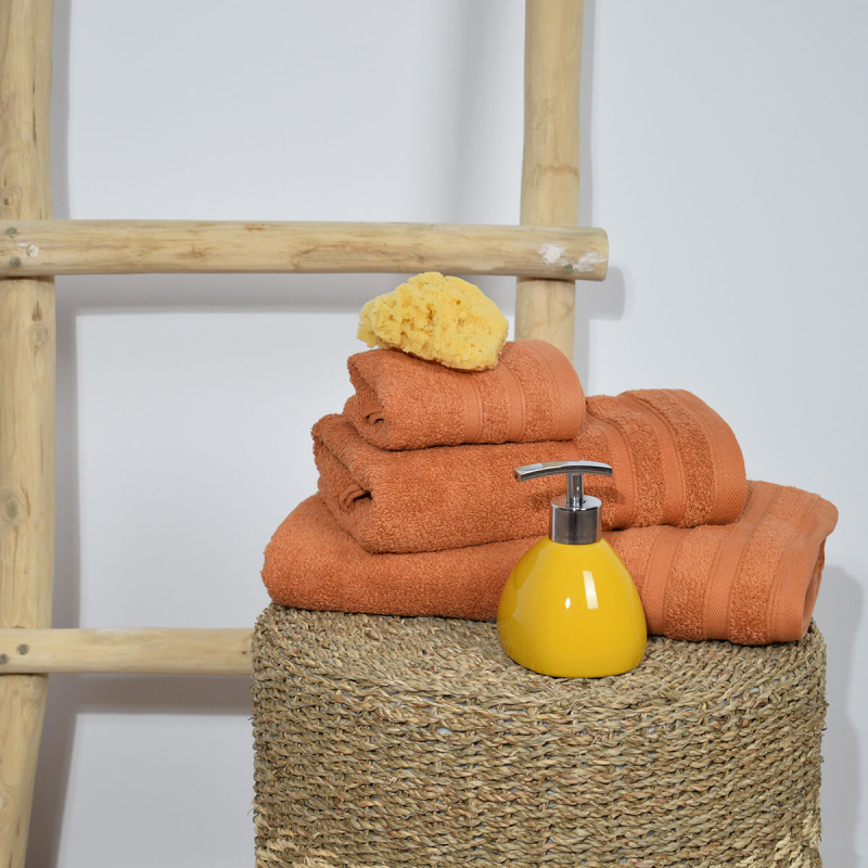 Πετσέτες Μπάνιου (Σετ 3τμχ) Ravelia Terra Spice 550gsm