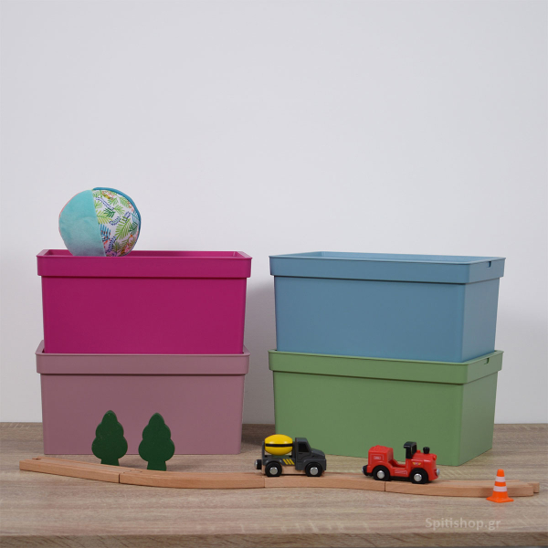 Κουτί Αποθήκευσης (28x18.5x13.5) Viomes Nova 681-73 Σιέλ