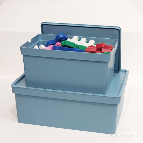 Κουτί Αποθήκευσης (28x18.5x13.5) Viomes Nova 681-73 Σιέλ