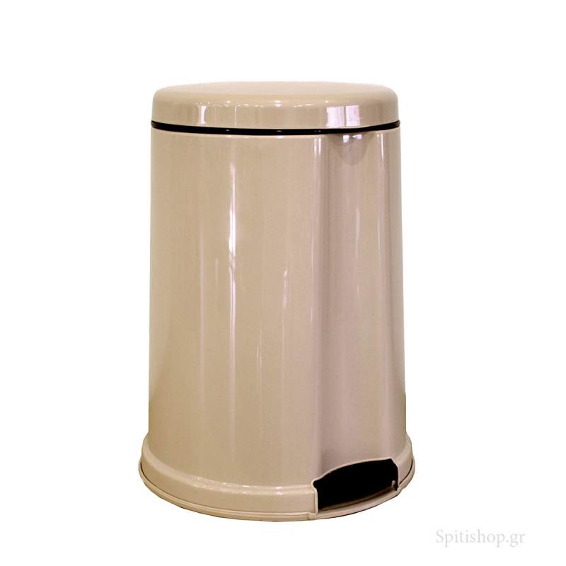 Κάδος Απορριμμάτων Μπάνιου (Φ24x32) Viomes 7lt 454-04 Μπεζ
