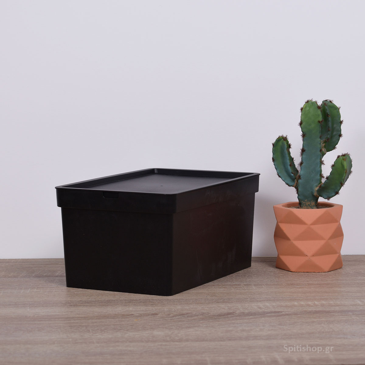 Κουτί Αποθήκευσης (28×18.5×13.5) Viomes Nova 681-02 Μαύρο