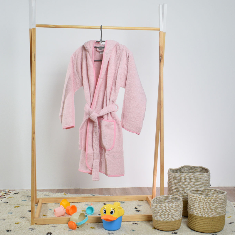 Παιδικό Μπουρνούζι Ravelia Light Pink