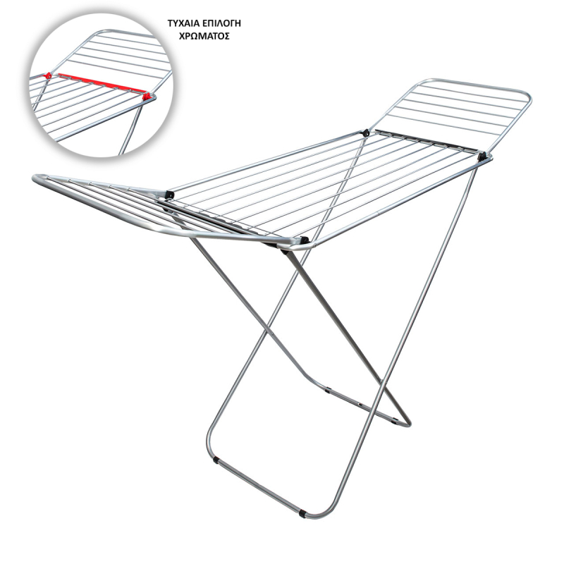 Πτυσσόμενη Απλώστρα Ρούχων Αλουμινίου 18m Estia 04-0011