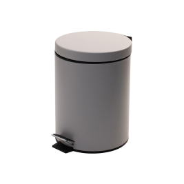 Κάδος Απορριμμάτων Μπάνιου (Φ20x28) Estia 5lt Classic Taupe Matt 02-5580