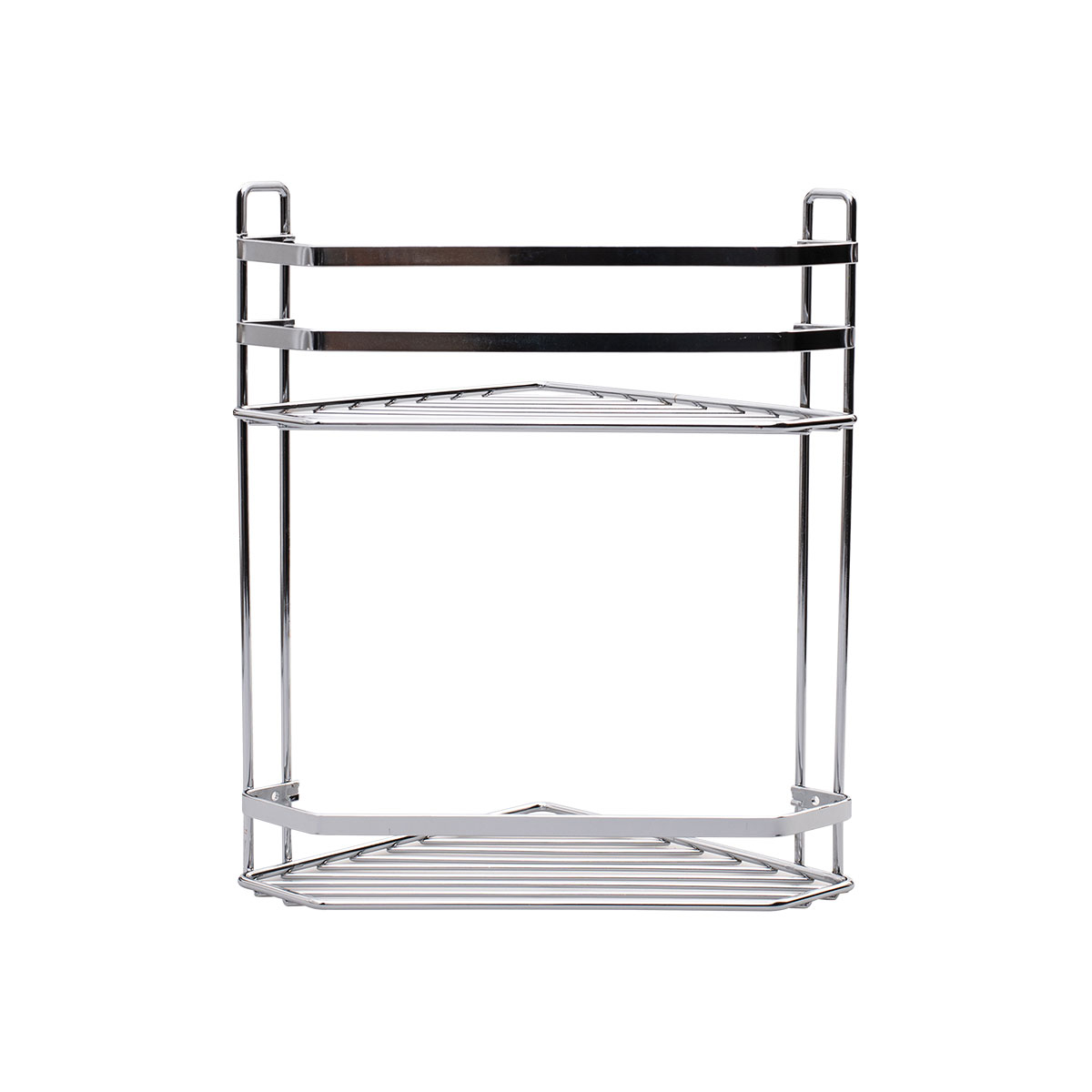 Γωνιακή Ραφιέρα Μπάνιου Διπλή (20 2X20 2X31 7) Estia Elegant Chrome 02-6457 Home Οργάνωση & Αποθήκευση Ραφιέρες Εταζέρες Spitishop