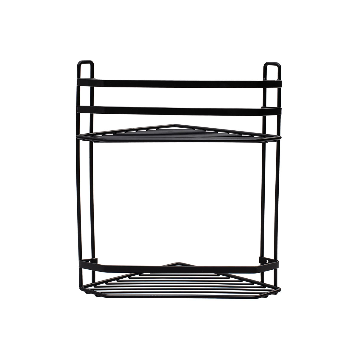 Γωνιακή Ραφιέρα Μπάνιου Διπλή (27 7X18 1X31 7) Estia Elegant Black 02-6471 Home Οργάνωση & Αποθήκευση Ραφιέρες Εταζέρες Spitishop