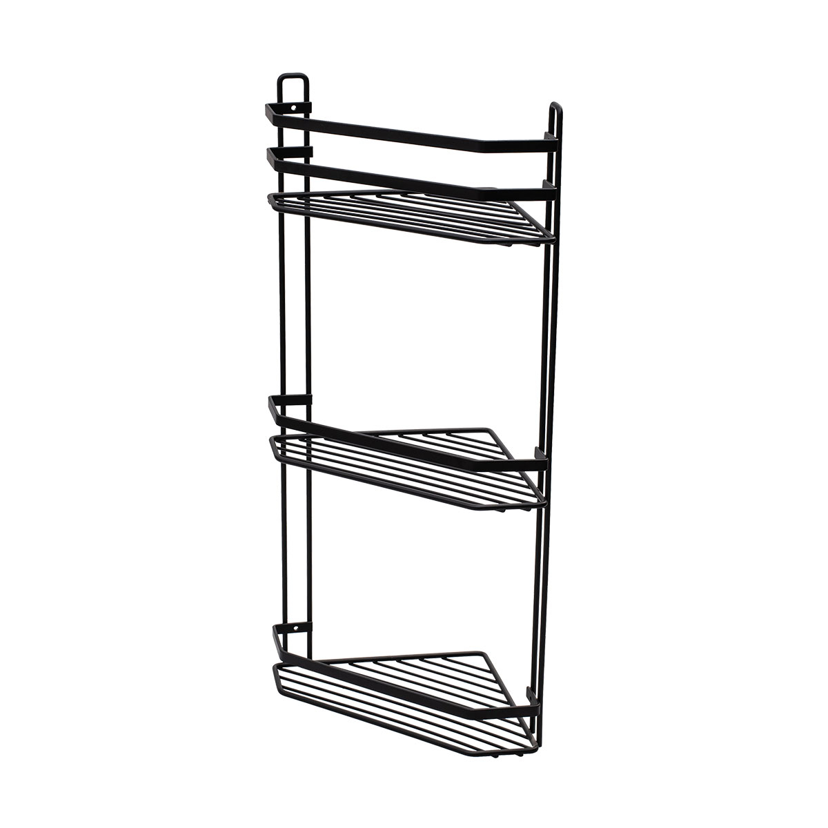 Γωνιακή Ραφιέρα Μπάνιου Τριπλή (27 7X18 1X53 9) Estia Elegant Black 02-6488 Home Οργάνωση & Αποθήκευση Ραφιέρες Εταζέρες Spitishop