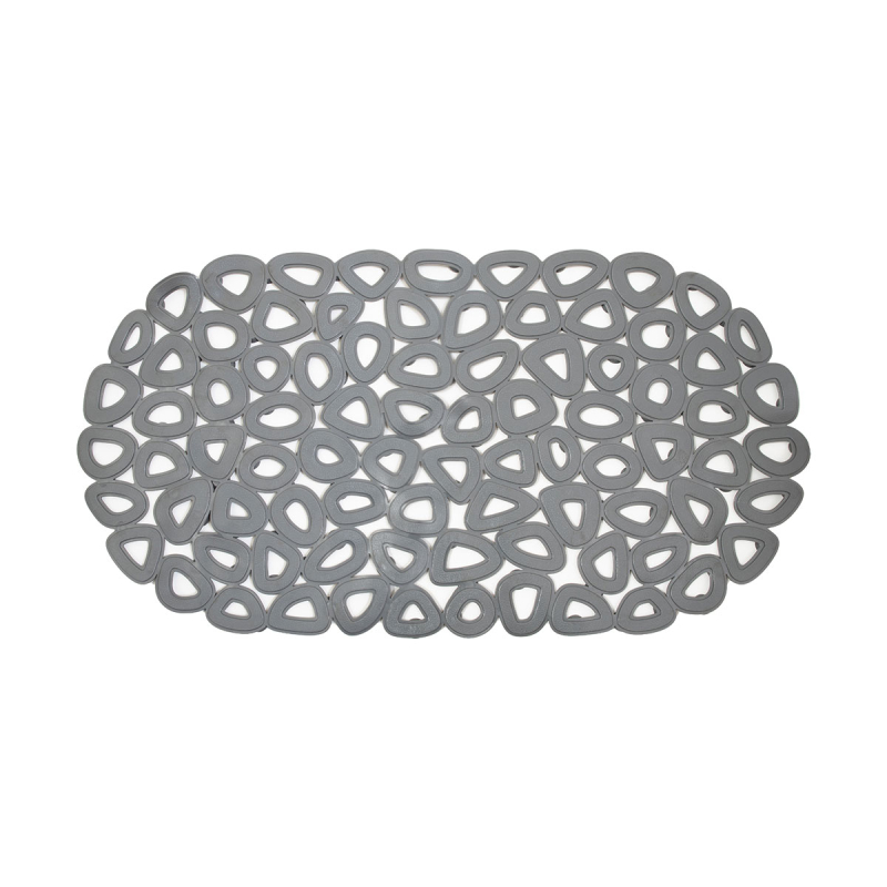 Αντιολισθητικό Πατάκι Μπανιέρας (35x68) Estia Ανθρακί 02-11604