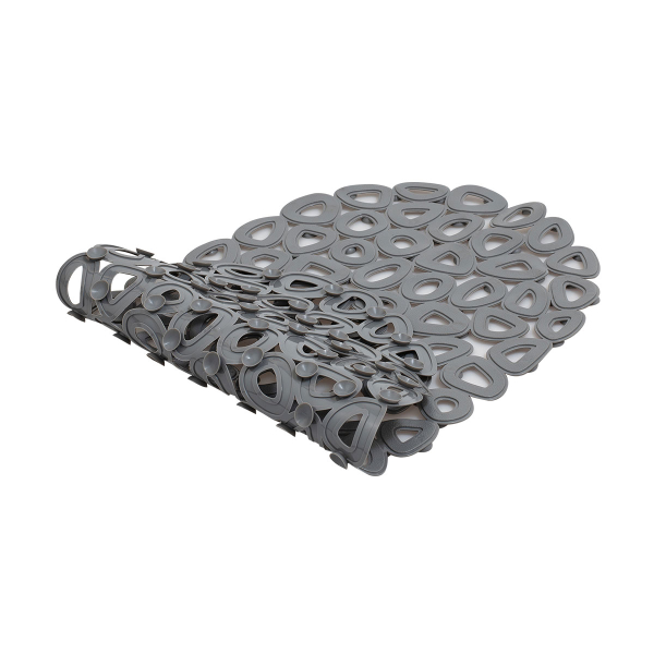 Αντιολισθητικό Πατάκι Μπανιέρας (35x68) Estia Ανθρακί 02-11604