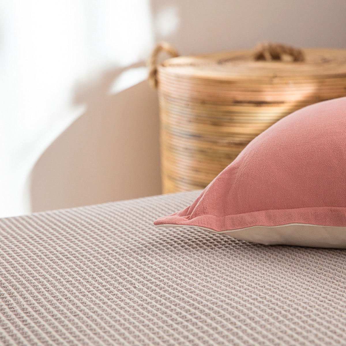 Κουβέρτα Πικέ Μονή (170X230) Gofis Home Beehive Sand 571 21 Λευκά Είδη Κρεβατοκάμαρας Κουβέρτες Μονές Spitishop