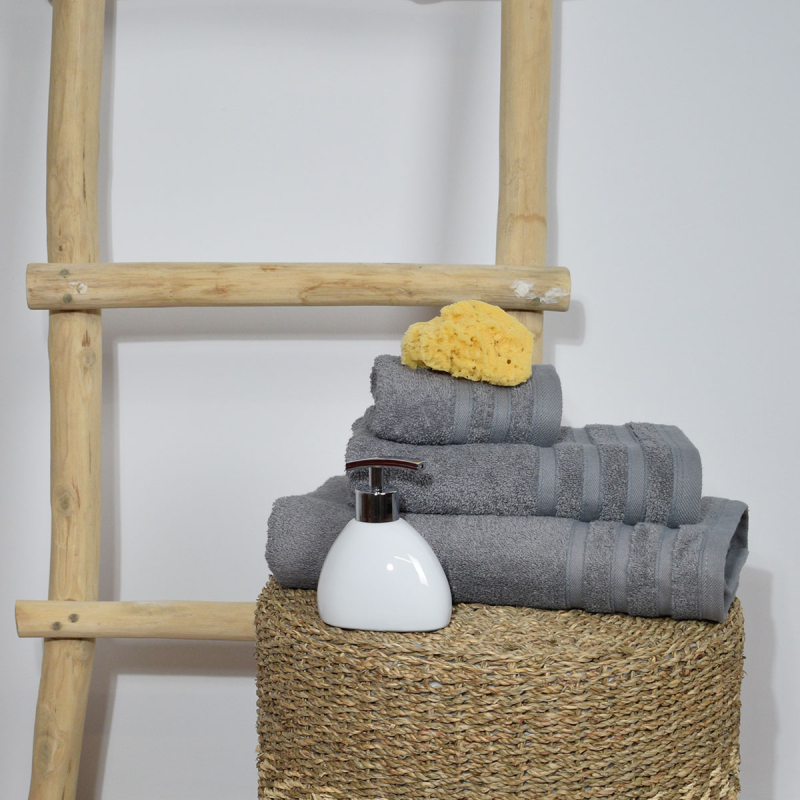 Πετσέτες Μπάνιου (Σετ 3τμχ) Ravelia Taupe 550gsm