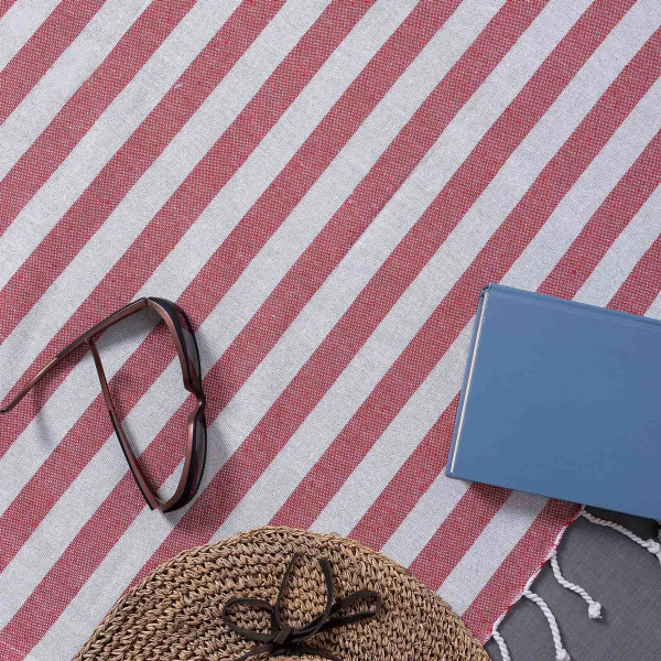 Παρεό (90x180) Silk Fashion 1750 Red