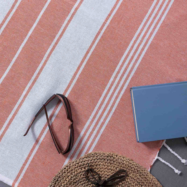 Παρεό (90x180) Silk Fashion 1751 Orange