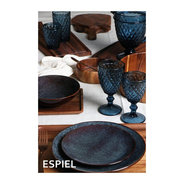 Ποτήρι Νερού Κολωνάτο 280ml Espiel Tristar Blue Marine TIR105K6