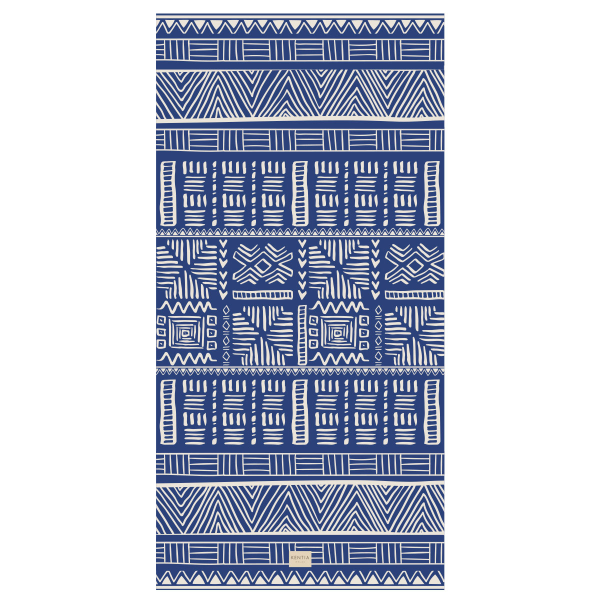 Πετσέτα Θαλάσσης (90×180) Kentia Loft Inkas 01 Blue