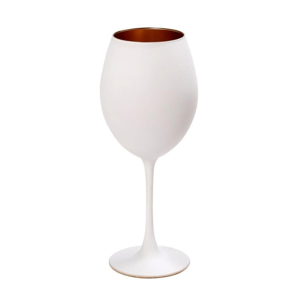 Ποτήρι Κρασιού Κολωνάτο 550ml Espiel Maya White Gold RAB314K6