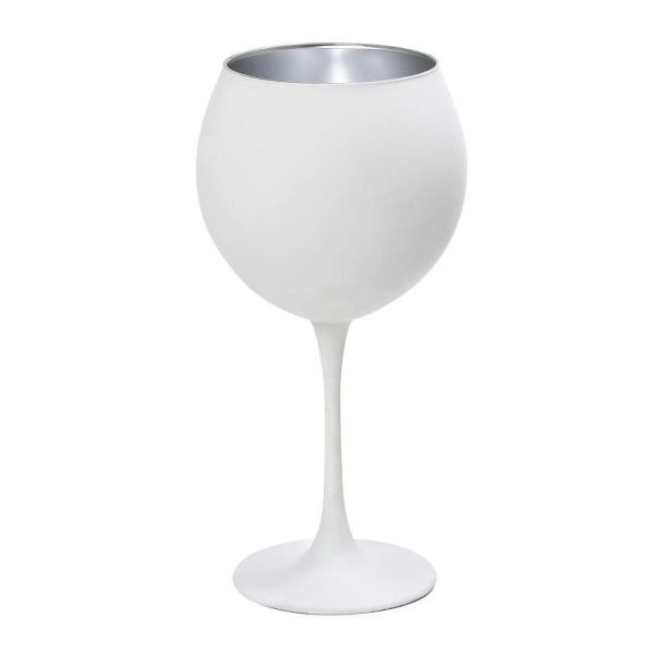 Ποτήρι Κρασιού Κολωνάτο 655ml Espiel Maya White Silver RAB320K6