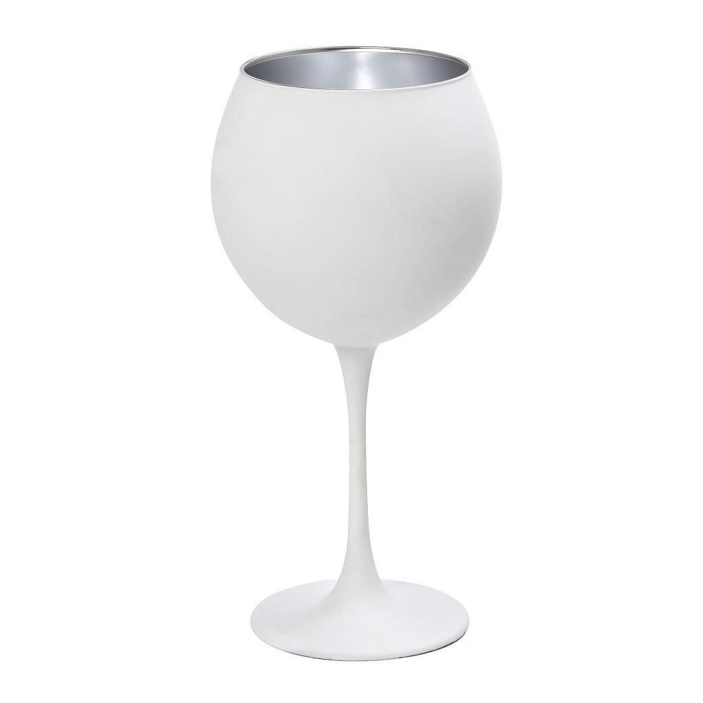Ποτήρι Κρασιού Κολωνάτο 655ml Espiel Maya White Silver RAB320K6 210107