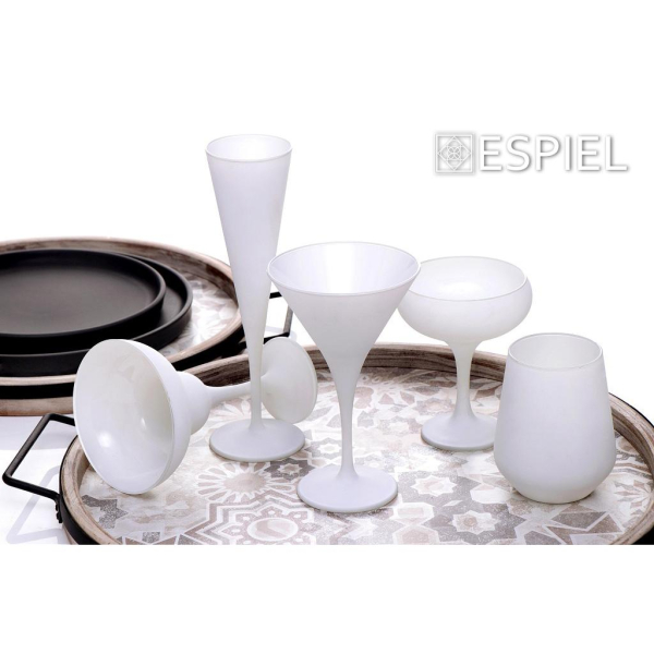 Ποτήρι Σαμπάνιας Κολωνάτο 270ml Espiel Maya White RAB336K6