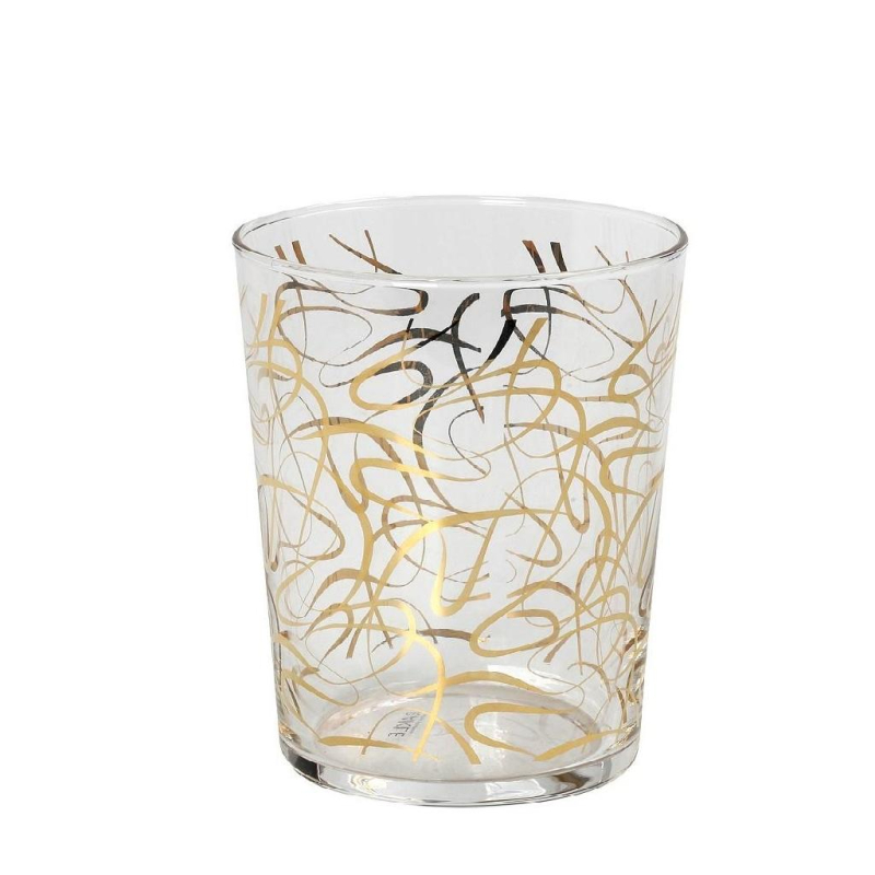 Ποτήρι Νερού 380ml Espiel Lucia Gold RAB533K6