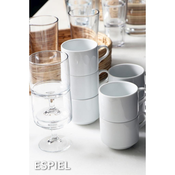 Ποτήρι Κρασιού Κολωνάτο 220ml Espiel Tower Red SP44044K12