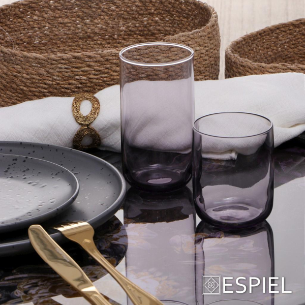 Ποτήρι Νερού 280ml Pasabahce By Espiel Iconic Purple SP420112K6V