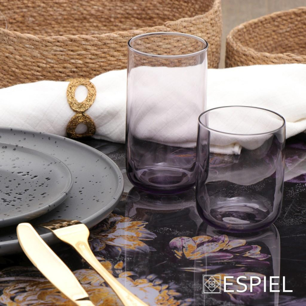 Ποτήρι Νερού 280ml Pasabahce By Espiel Iconic Purple SP420112K6V