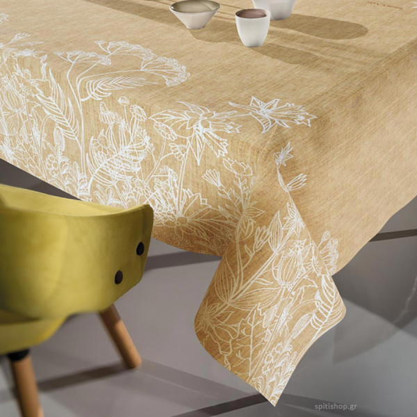 Αλέκιαστο Τραπεζομάντηλο (145x220) Saint Clair 1028 Curry