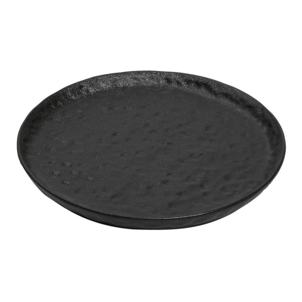Πιάτο Φαγητού Ρηχό (Φ27) Espiel Lava Round Black NOL118K4