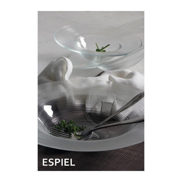 Πιάτο Βαθύ Για Σπαγγέτι & Ριζότο (Φ18.5) Espiel Circle Clear HOR1503K6