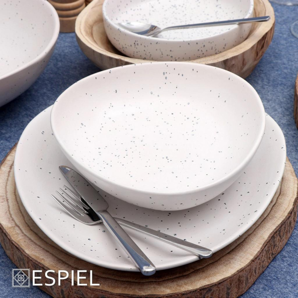 Πιάτο Φαγητού Ρηχό (30x26.5x1.5) Espiel Arctic White ATA309K6