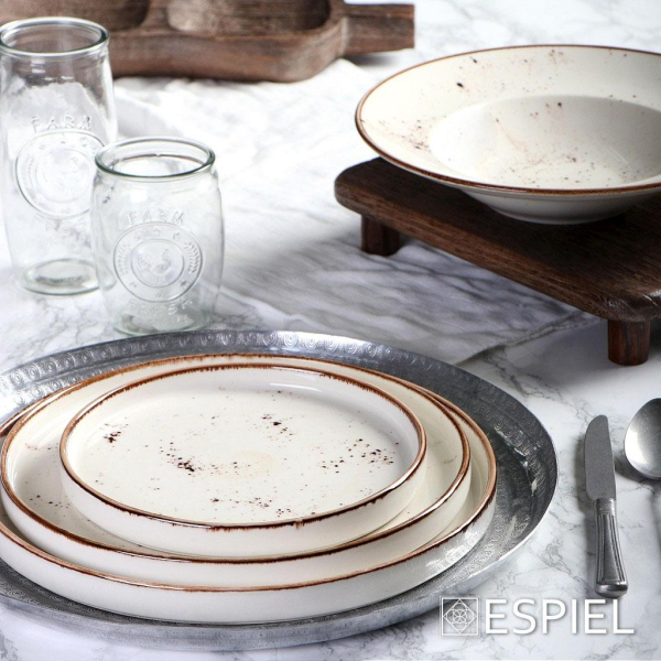 Πιάτο Φαγητού Ρηχό (Φ21) Espiel Terra Cream Step TLK132K6