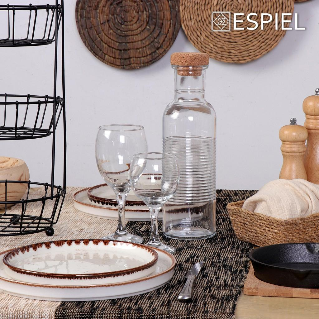 Πιάτο Φαγητού Ρηχό (Φ21) Espiel Terra Cream Step Tlk132K6 Home Είδη Σερβιρίσματος Πιάτα & Σερβίτσια Spitishop