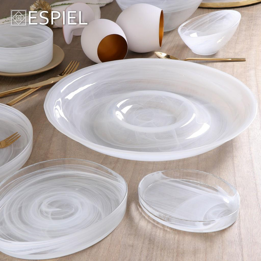Πιατέλα Σερβιρίσματος Οβάλ (21x16.5x3) Espiel Atlas Alabaster White HOR1612K6 φωτογραφία