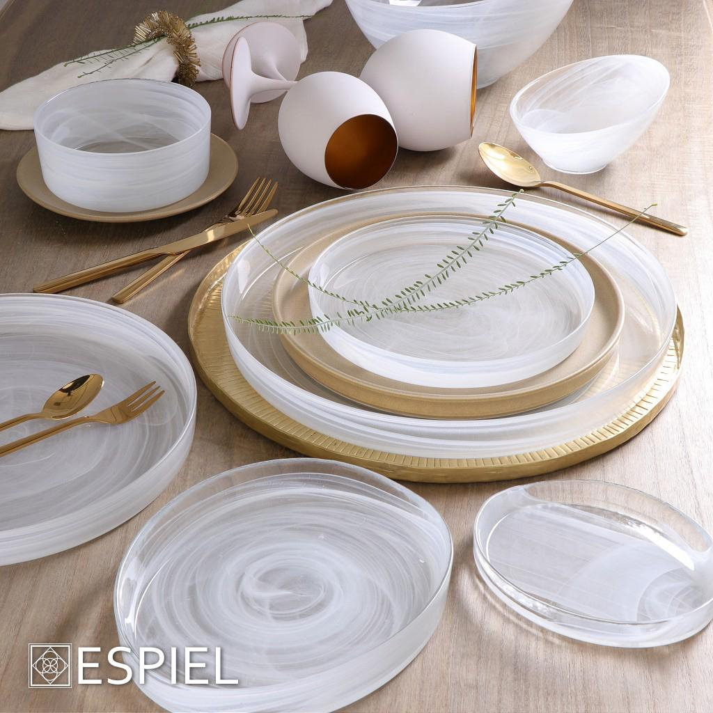 Πιατέλα Σερβιρίσματος Οβάλ (21x16.5x3) Espiel Atlas Alabaster White HOR1612K6 φωτογραφία