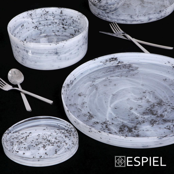 Μπωλ (Φ11) Espiel Atlas Alabaster White/Black HOR1626K6