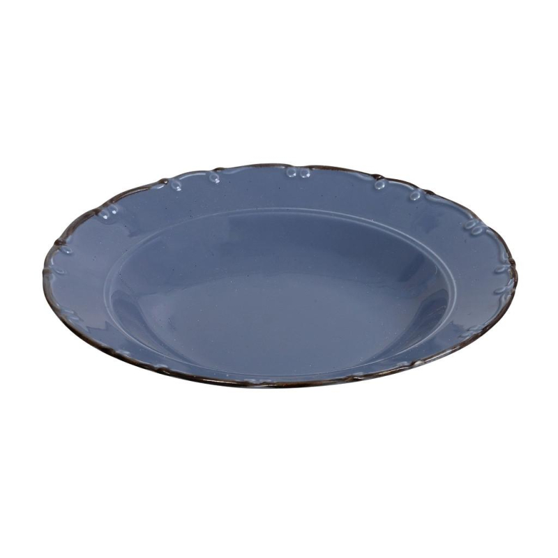 Πιάτο Φαγητού Βαθύ (Φ23) Espiel Liana Blue TLZ104K6